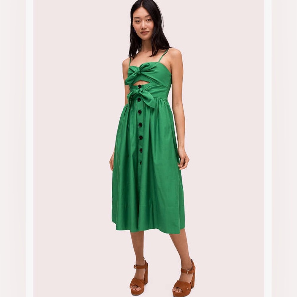 Kate Spade Desert Palms Tie Front Dress Size 4